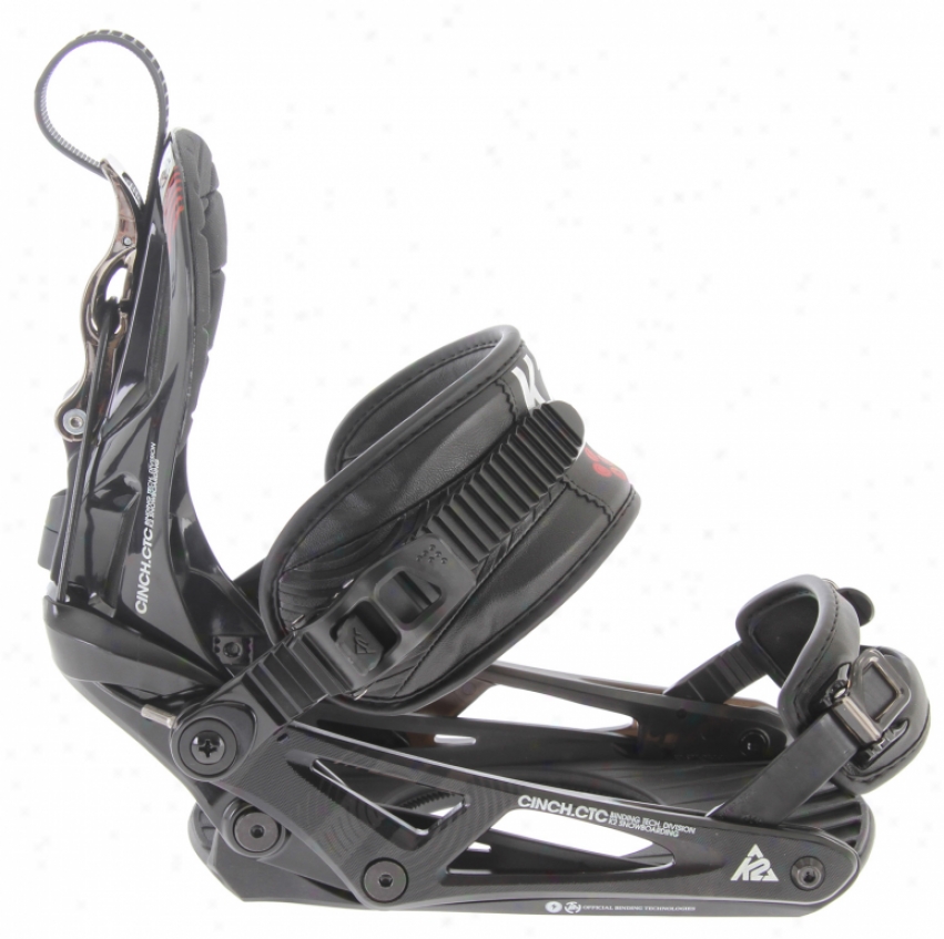 K2 Cinch Ctc Snowboard Bindings Black