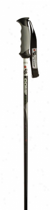 K2 Comp Ski Poles Black