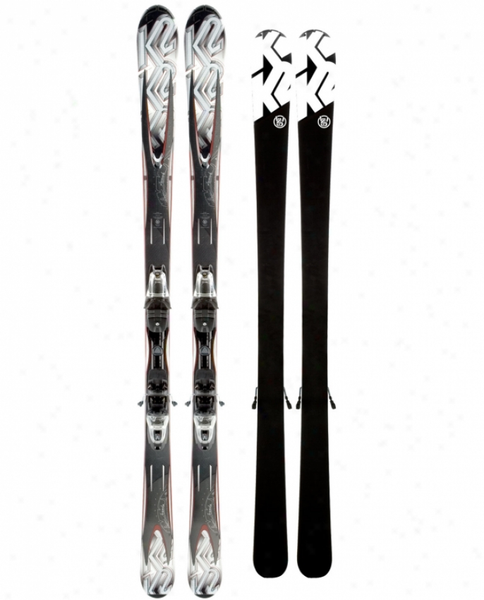 K2 Force Skis W/ M2 10 Bindings