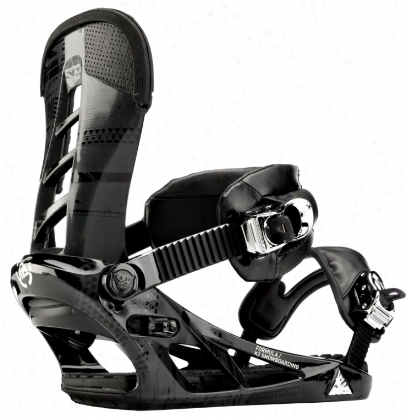 K2 Formula Snowboard Bindings Black