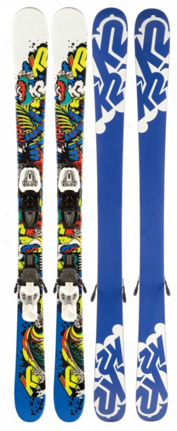 K2 Juvy Skis W/ Fastrakc2 7.0 Bindings