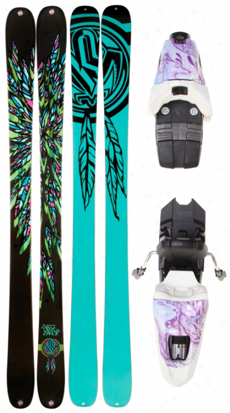 K2 Missdemeanor Skis W/ 10.0 Free Bindings