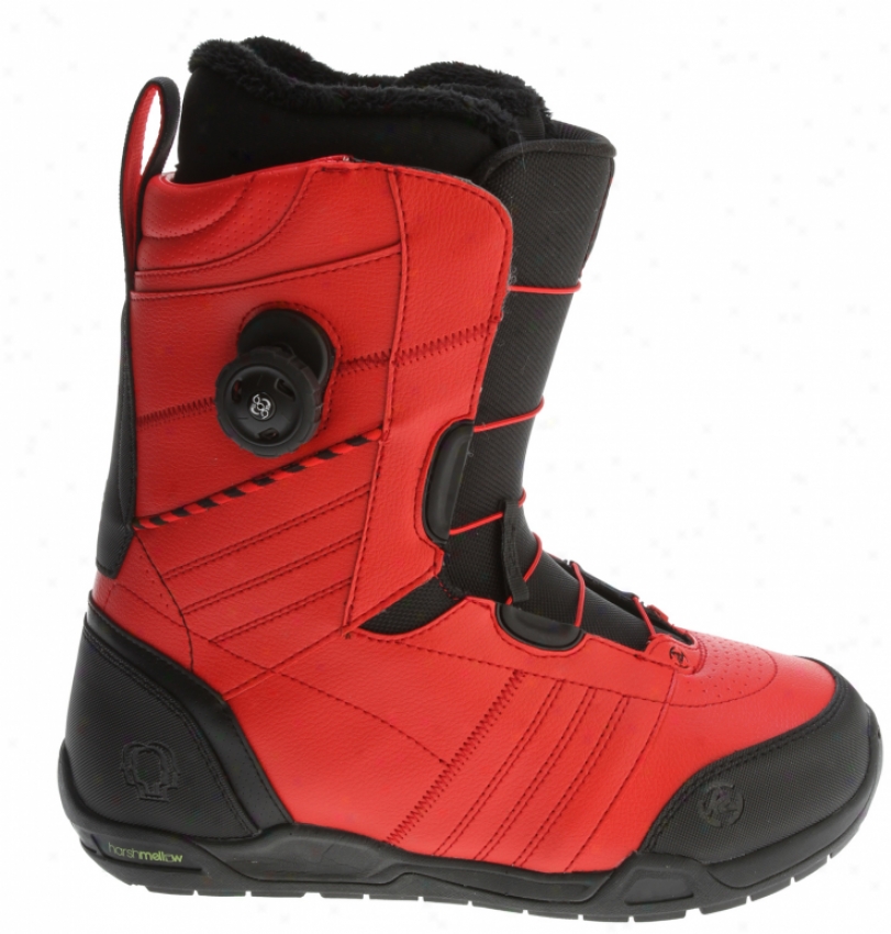 K2 New Black Snowboard Boots Red