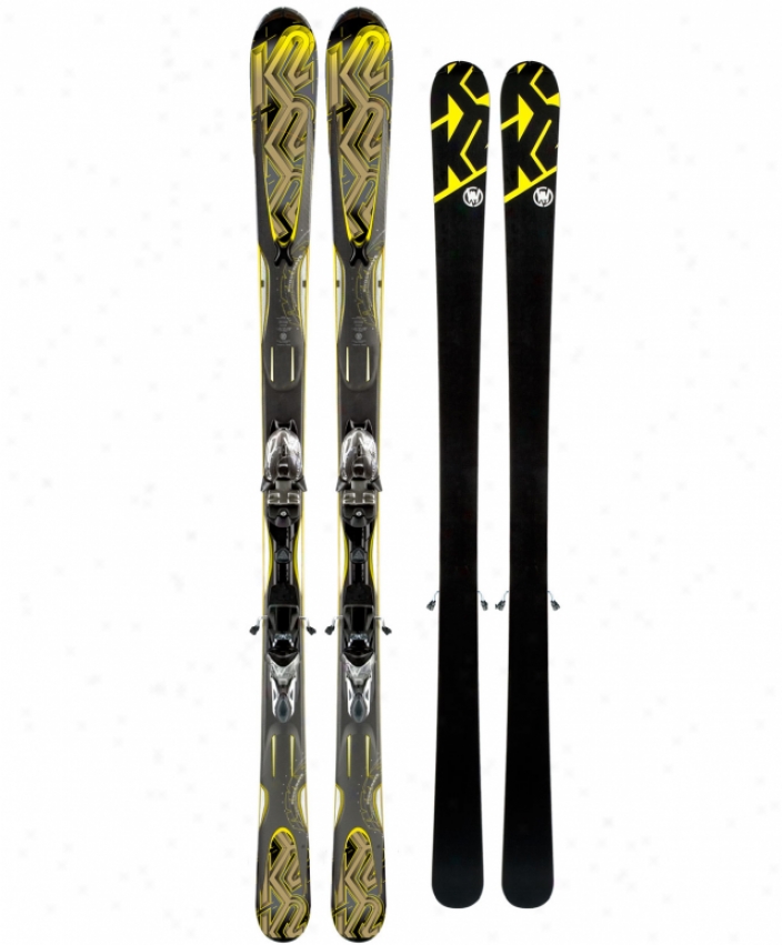 K2 Shockwave Skis W/ M2 11 Tc Bindings