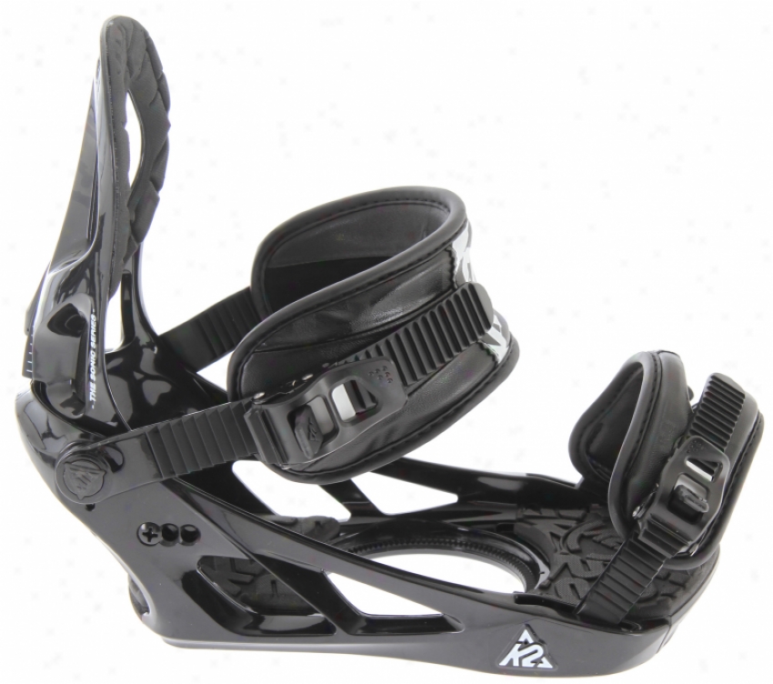 K2 Sonic Snowboard Bindings Black