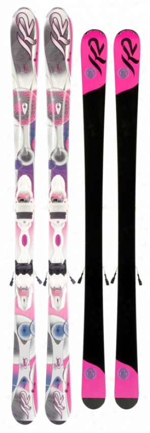 K2 Supersweet Skis W/ rE3 10.0 Bindings