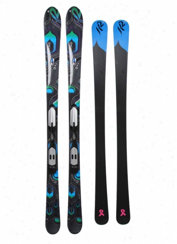 K2 T9 One Luv Skis W/ Erp 10.0 Bindings