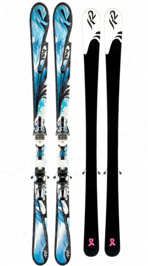 K2 Tru Luv Skis W/ Earp 10 Bindings