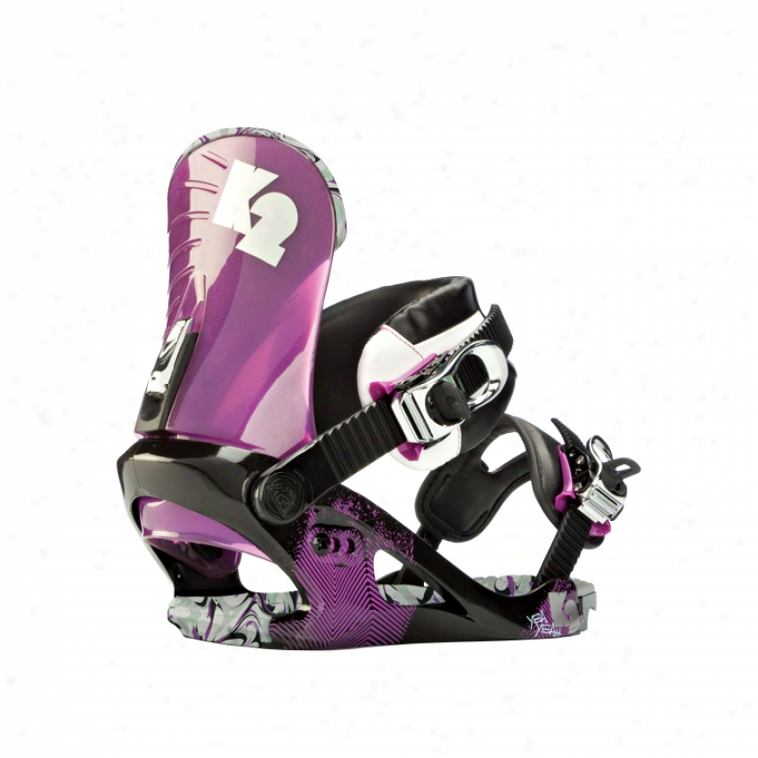 K2 Yea Yeah Snowboard Bindings Black