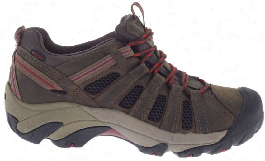 Keen Voyageur Low Hiking Shoes Black Olive/bossa Npva