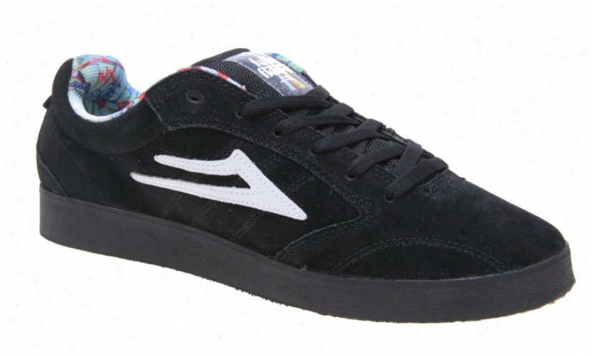 Lakai Jericho Ltd Skate Shoes Black Suede