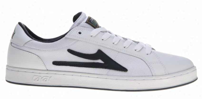 Lakai Mj-6 Skate Shoes White Leather