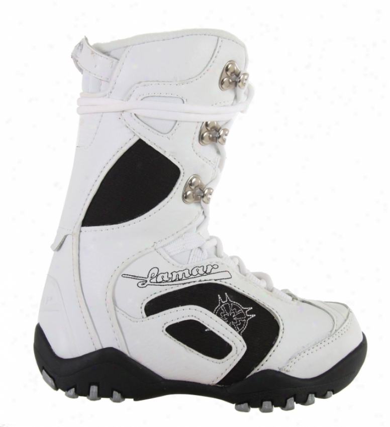 Lamar Force Snowboqrd Boots White/black