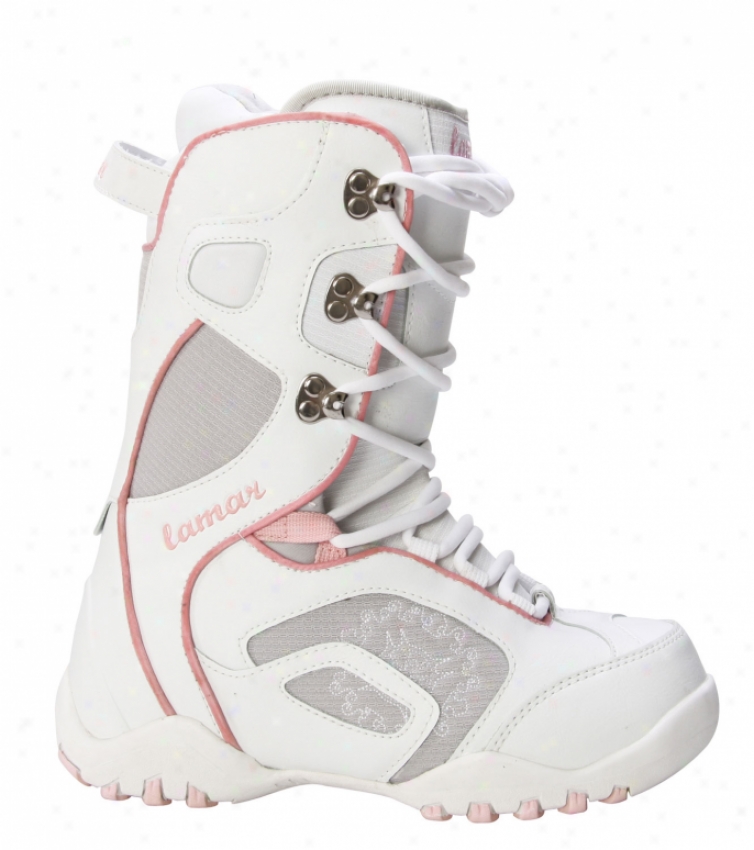 Lamar Force Snowboard Boots White/grey