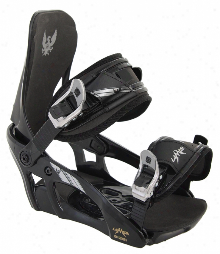 Lamar Mx150 Snowboard Bindings Black Large