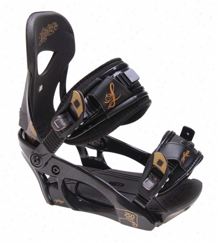 Lamar Mx250 Snowboard Bindings Black