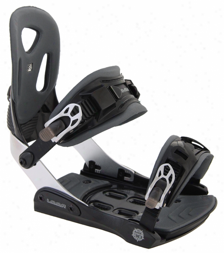 Lamar Mx30 Snowboard Bindings Black