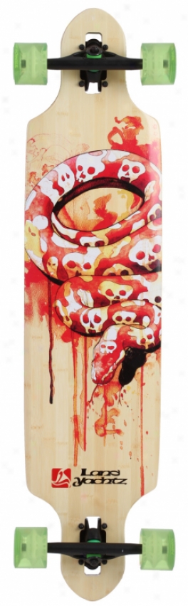 Landyacntz Drop Carve Longboard Skateboard Complete Red