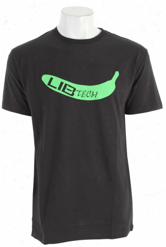 Lib Tech Banana T-shirt Black/green