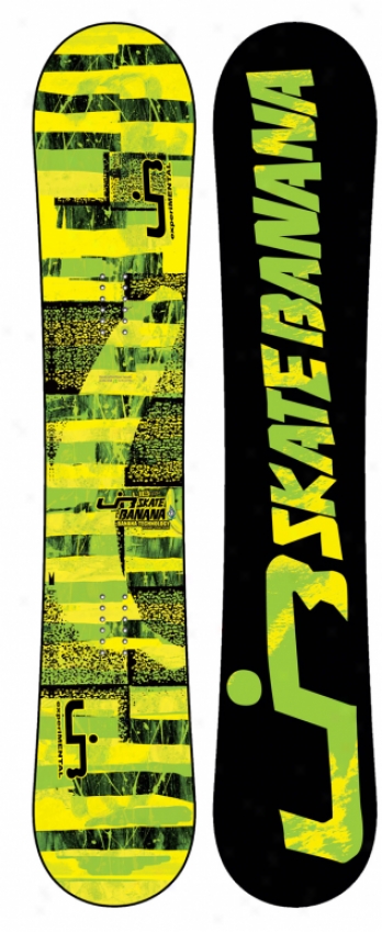 Lib Tech Skate Banana Btx Snowboard Yellow/grren 154