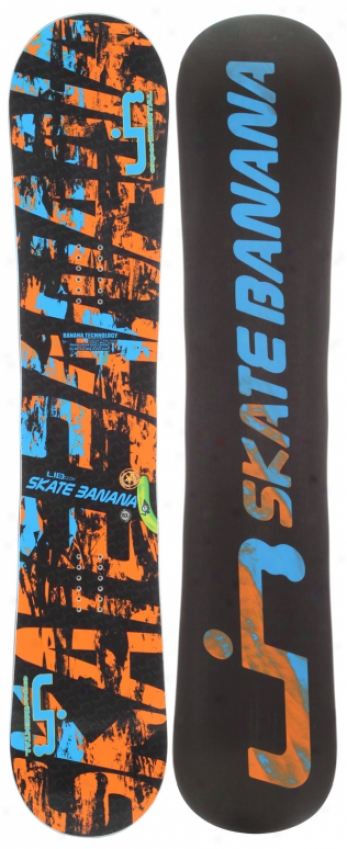 Lib Tech Skate Banana Btx Wide Snowboard Blem Orange 153