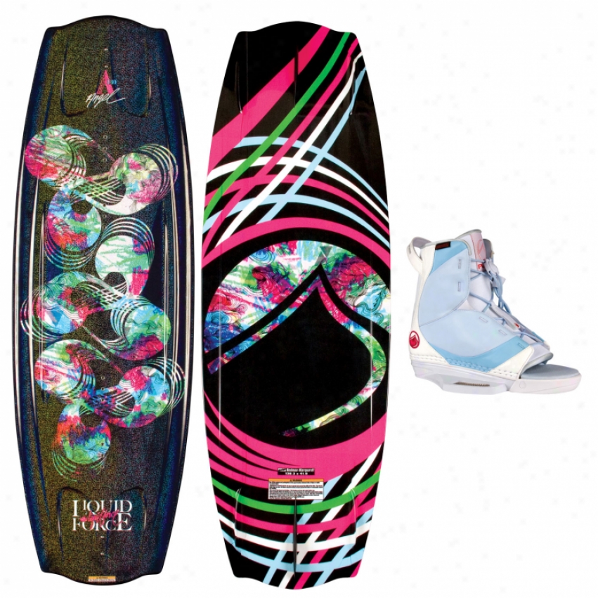 Liquid Force Angel Wakeboard 130 W/ Plush Bindings