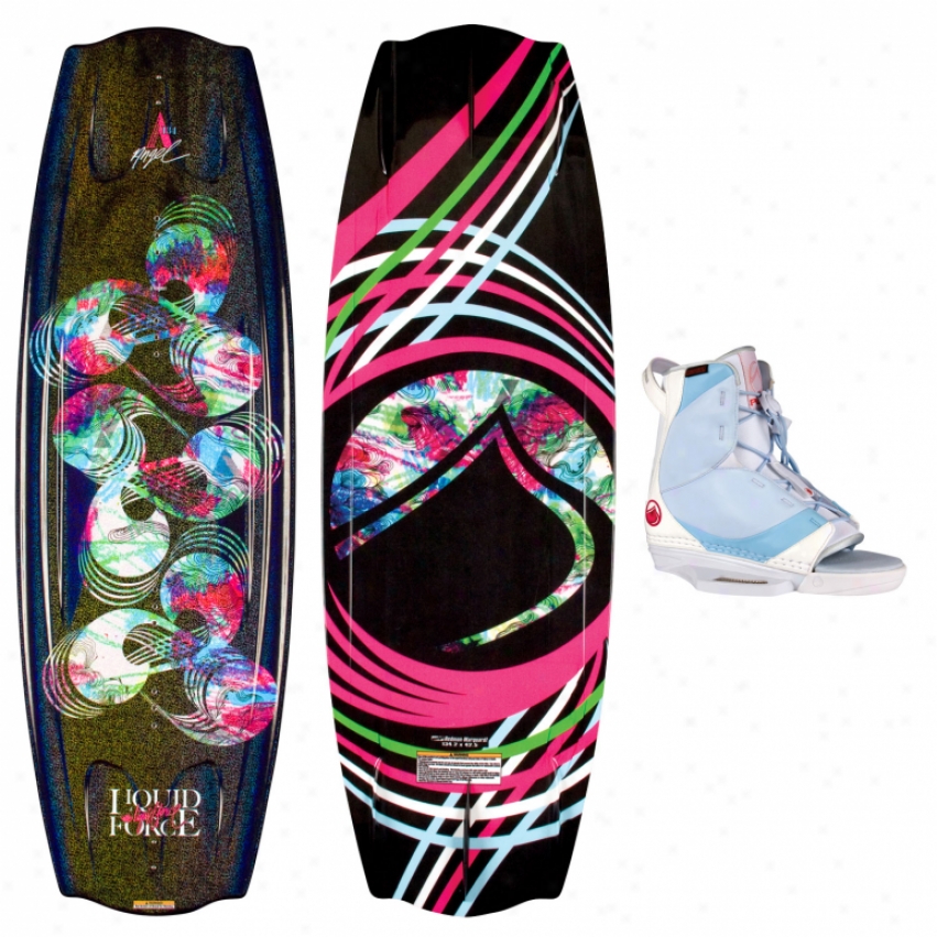 Liquid Force Angel Wakeboard 134 W/ Plush Bindings