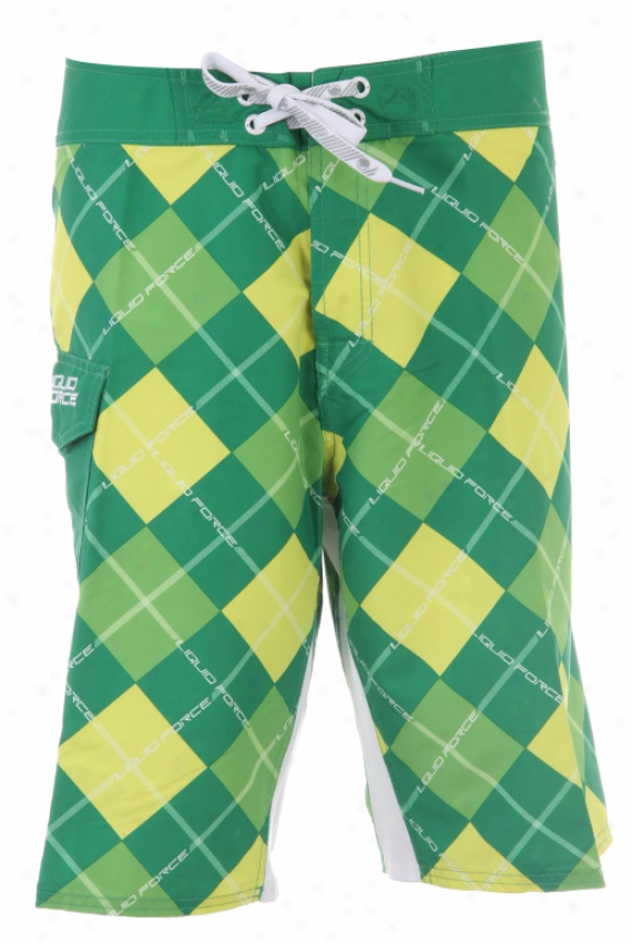 Liquid Force Board Games Boardshorts Green