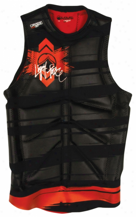 Liquid Force Gardiban Wakeboard Comp Vest Black Stripe