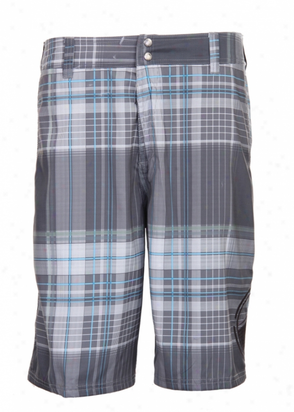 Liquid Force Plaidskis Boardshort Steel