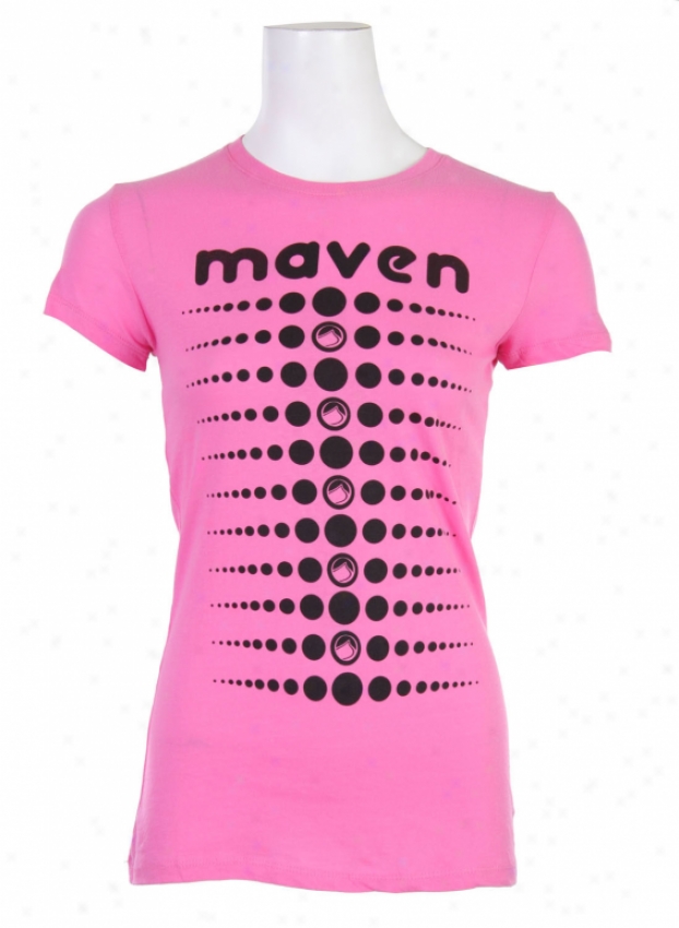 Liquid Force Polka Mave nT-shirt Hot Pink