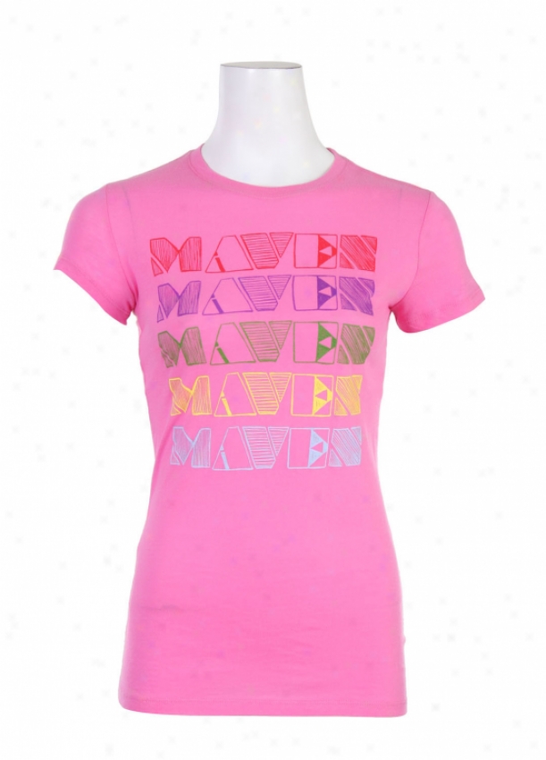 Liquid Force Rainbow Maven T-shirt Hot Pink