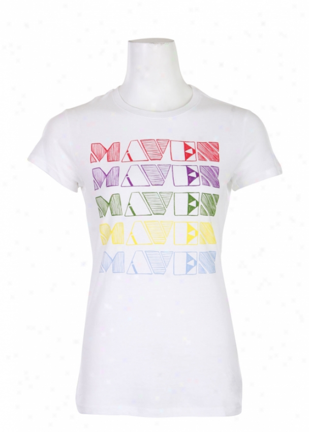 Liquid Force Rainboww Maven T-shirt White