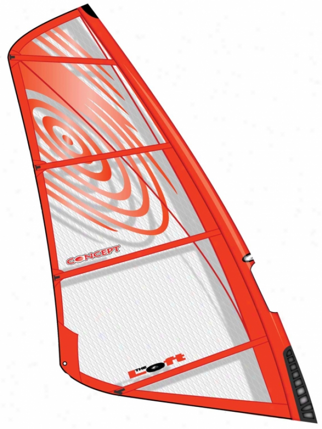 Loft Concept Windsurfing Sail Red 4.0m