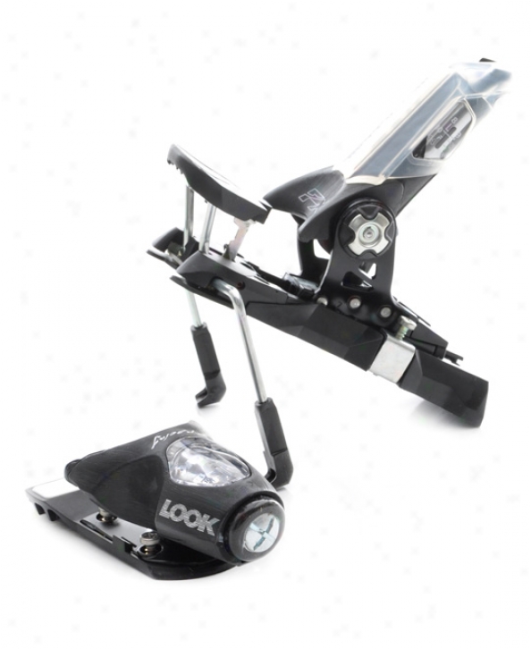 Look Px Racing 15 Fs Wide Ski Bindings Brushed Black