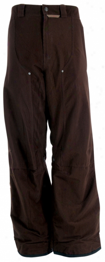 M6 Falcon A Snowboard Pants Burnt Brown Cord