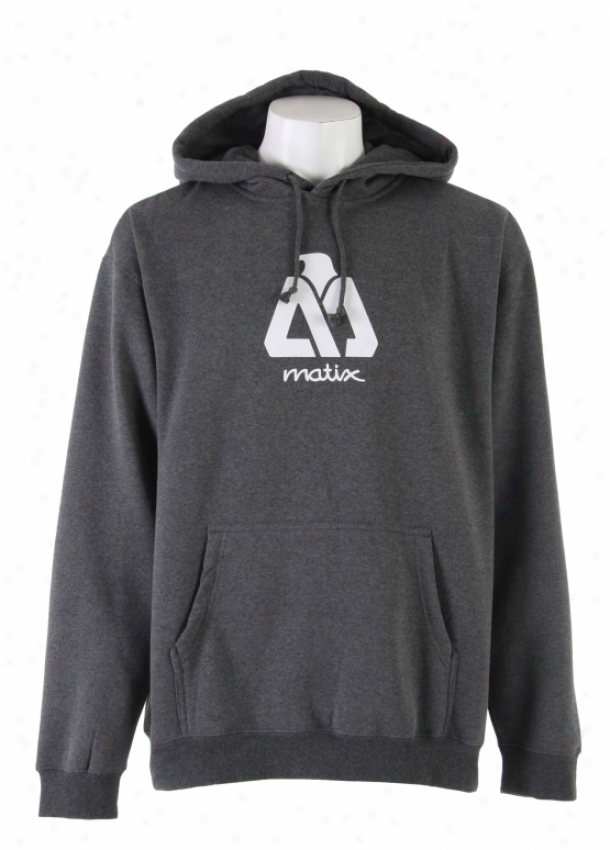 Matix Evo Hoodie Charcoal Heather