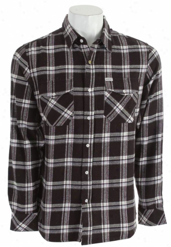 Matix Mojo Flannel Shirt White