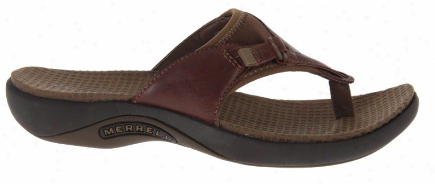 Merrell Gardena Thong Sandals Brown