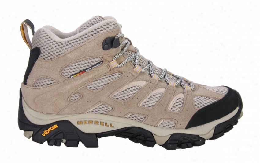 Merrell Moab Ventilator Mid Hiking Shoes Taupe