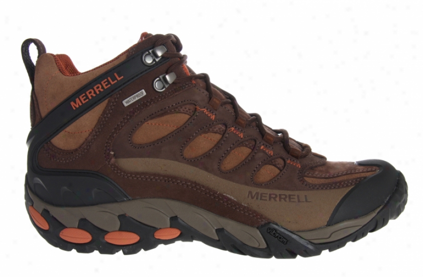 Merrell Refuge Core Mid Wp Hiking Shoes Coffe Bean