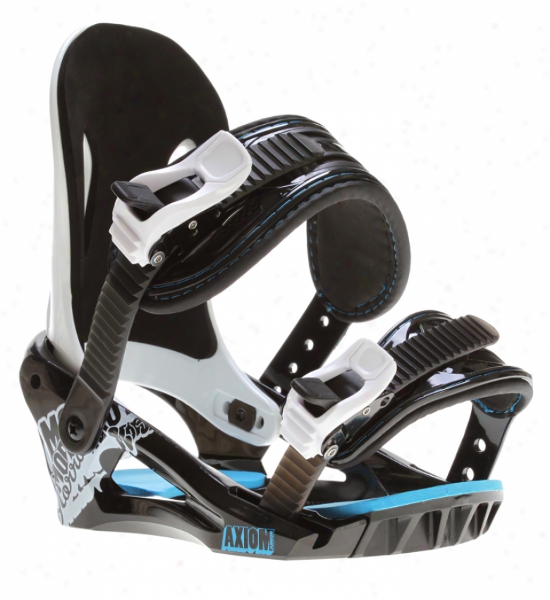 Morrow Axiom Snowboard Bindings Black