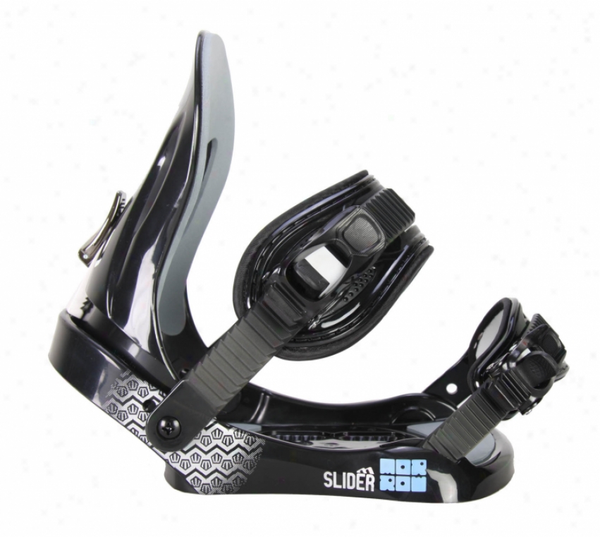 Morrow Slider Snowboard Bindings Black