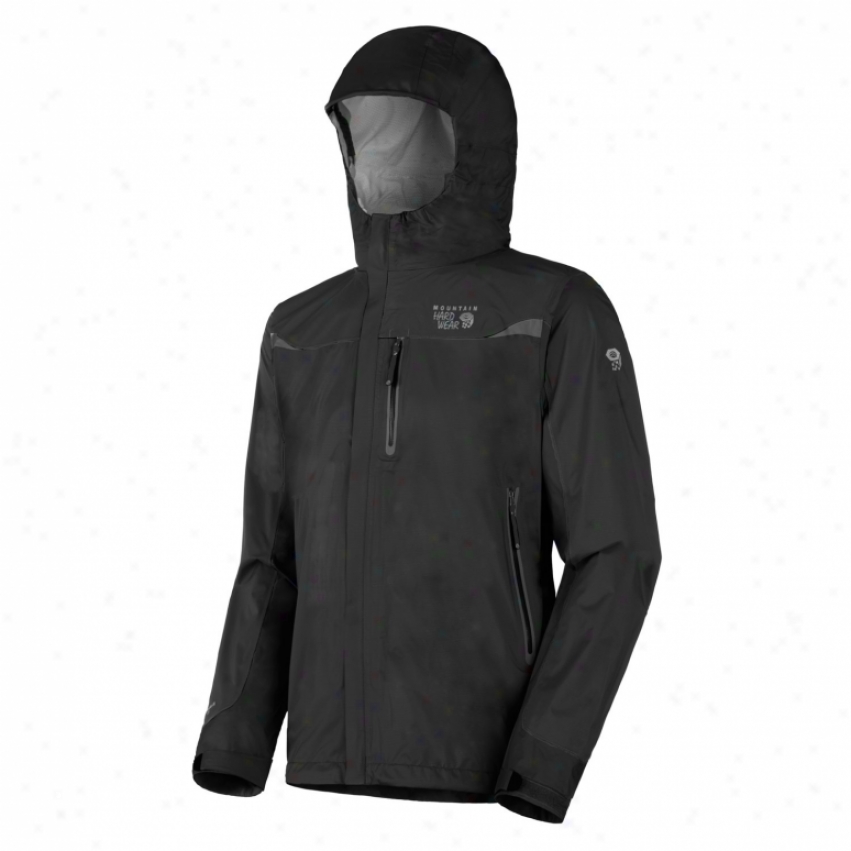 Mountain Hafdear Stretch Cohesion Tech Shell Jacket Black