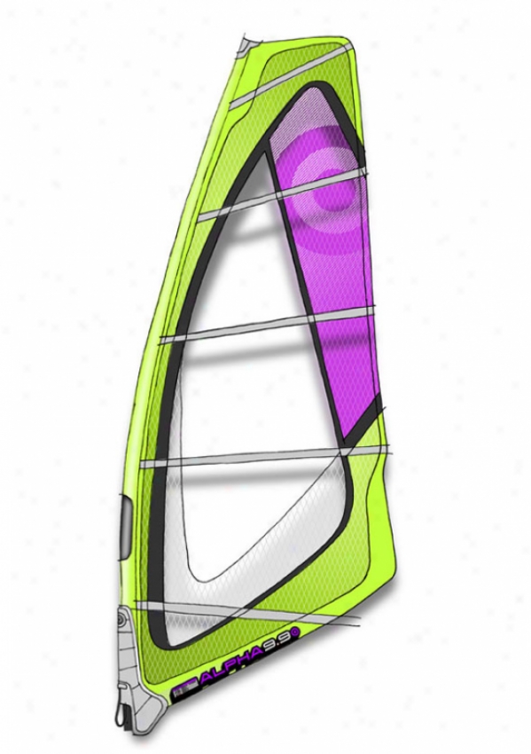 Neil Pryde Alpa Windsurfing Sail Green/grey 4.5