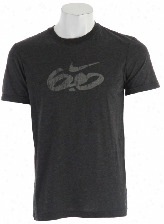 Nike 6.O Dri Blend Icon Premium T-shirt Black Heath
