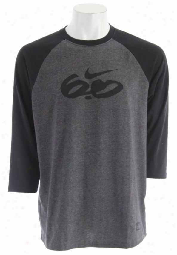 Nike 6.0 Dri Interval Sljgger T-shirt Black Heather