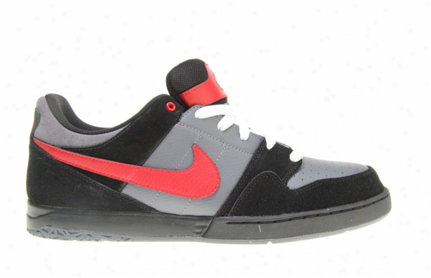 Nike 6.0 Zoom Mogan 2 Skate Shoes Dark Grey/varsity Red