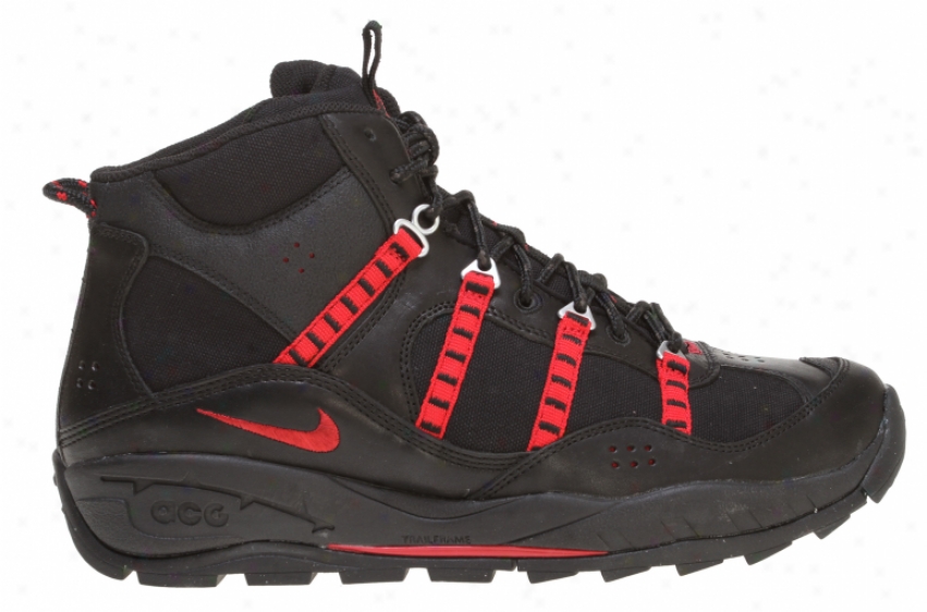 Nike Mada 2k10 Mid Hiking Shoes Black/varsity Red