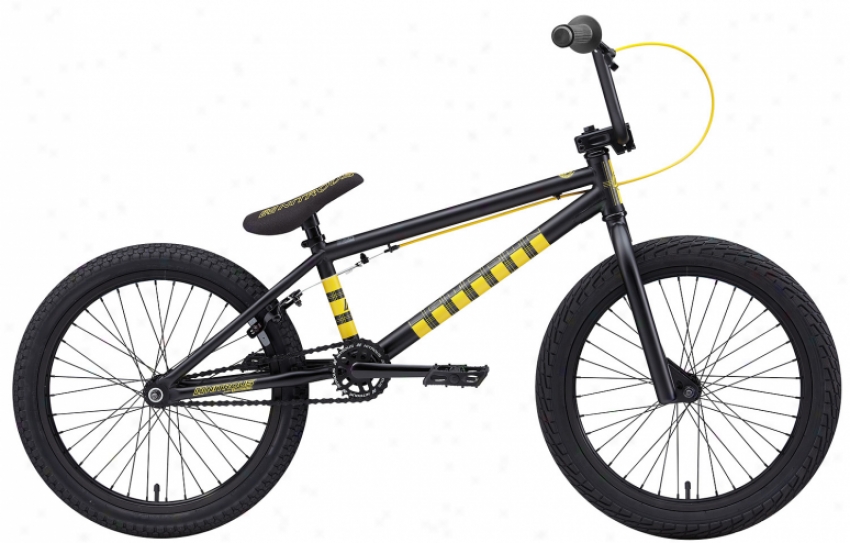 Nitrous Lowdown 118 Bmx Bike Matte Black 18&qult;